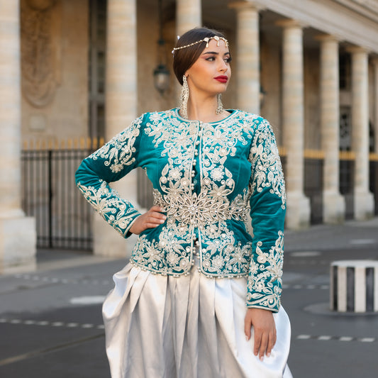 Karakou à bas bouffant (sarouel mdouwour)