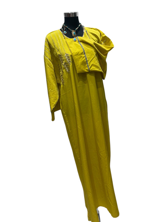 Djellaba Vert Pomme