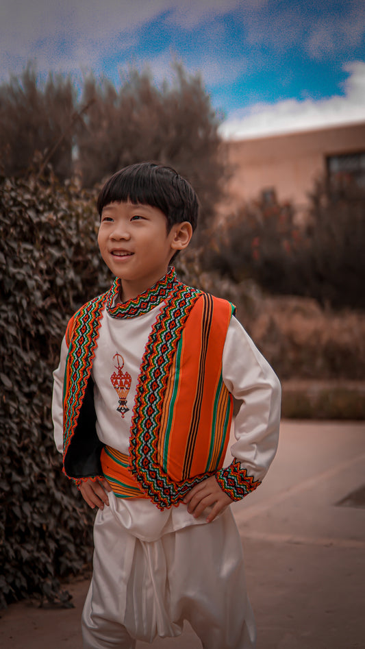 ensemble garçon blanc