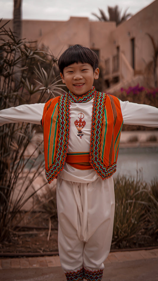 ensemble garçon blanc